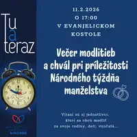 Večer modlitieb a chvál - Národný týždeň manželstva